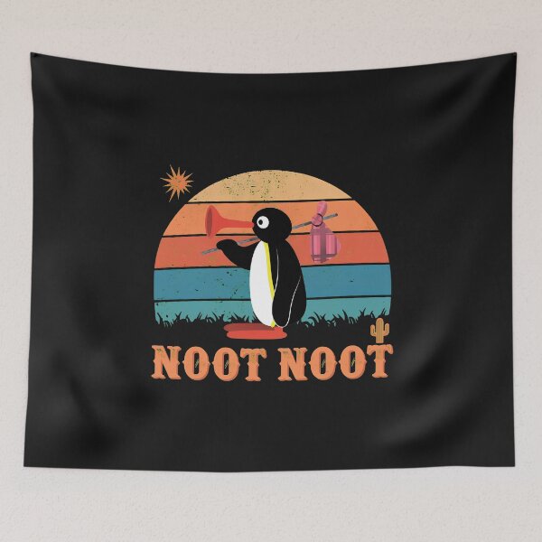 Item preview, Retro Penguin Traveler Sound Horn  designed and sold by DoodleVerseDark.