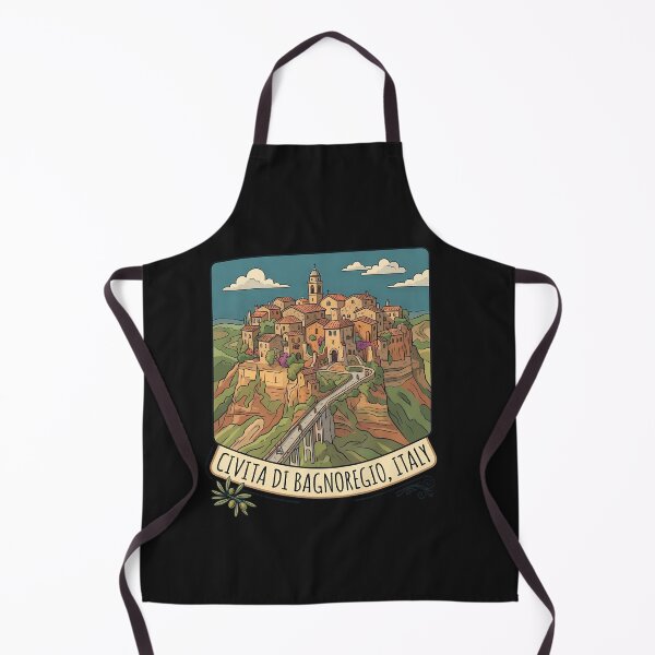 Item preview, Italian Hill Town Civita di Bagnoregio Travel designed and sold by DoodleVerseDark.