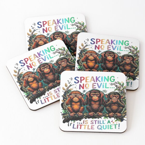 Item preview, Sarcastic Wise Monkeys designed and sold by MAJCO-ART.