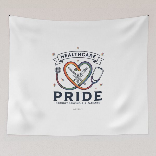 Item preview, Healthcare in Pride designed and sold by Medical Inspired Designs.