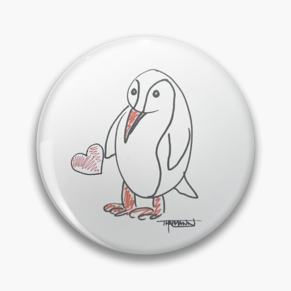 Item preview, PINGUINO WITH HEART designed and sold by Thalmann Designs TM.