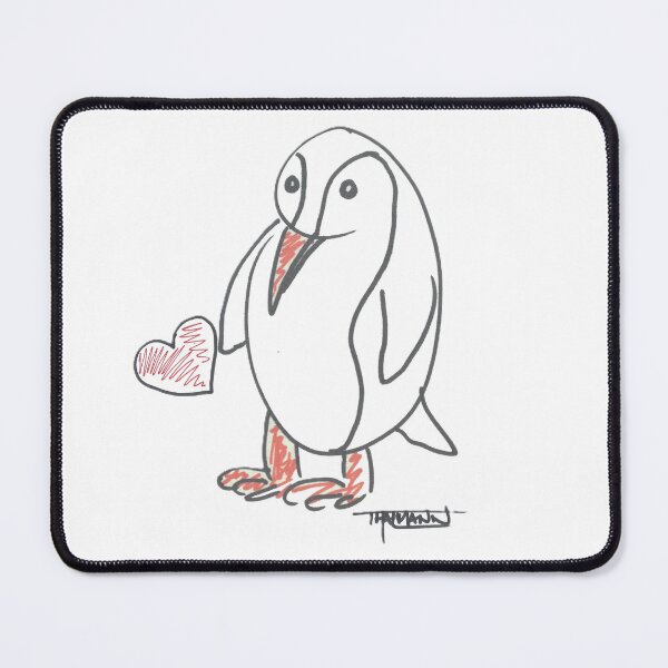 Item preview, PINGUINO WITH HEART designed and sold by Thalmann Designs TM.