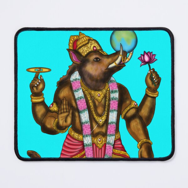 Item preview, Lord Varaha Artwork | Sacred Hindu Divine Boar Avatar Illustration designed and sold by Harshit_Digital_Arts.