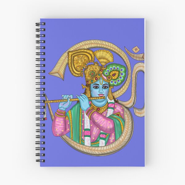 Item preview, Lord Krishna Artwork | Sacred Hindu Digital Painting & Spiritual Illustration designed and sold by Harshit_Digital_Arts.