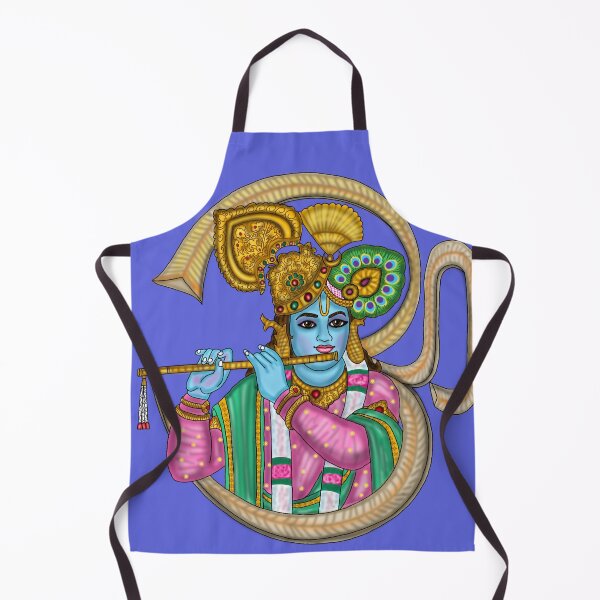 Item preview, Lord Krishna Artwork | Sacred Hindu Digital Painting & Spiritual Illustration designed and sold by Harshit_Digital_Arts.