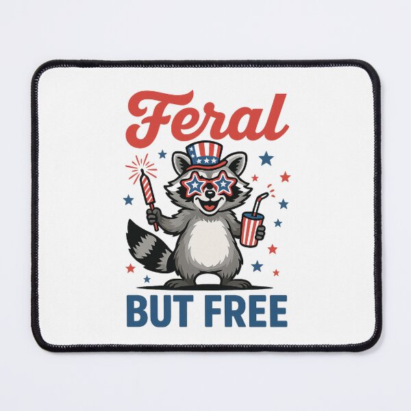 Item preview, Feral-But-Free Raccoon designed and sold by IzemART .