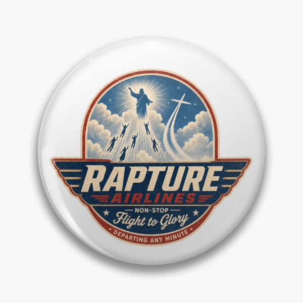 Item preview, Vintage Rapture Airlines 2 designed and sold by Embers & Incense Co..
