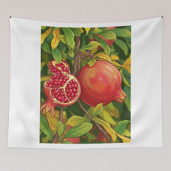 Item preview, Pomegranate Orchard Bloom designed and sold by AirCrayons27.