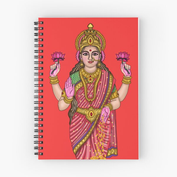 Item preview, Goddess Lakshmi Artwork | Sacred Hindu Divine Mother Digital Illustration designed and sold by Harshit_Digital_Arts.