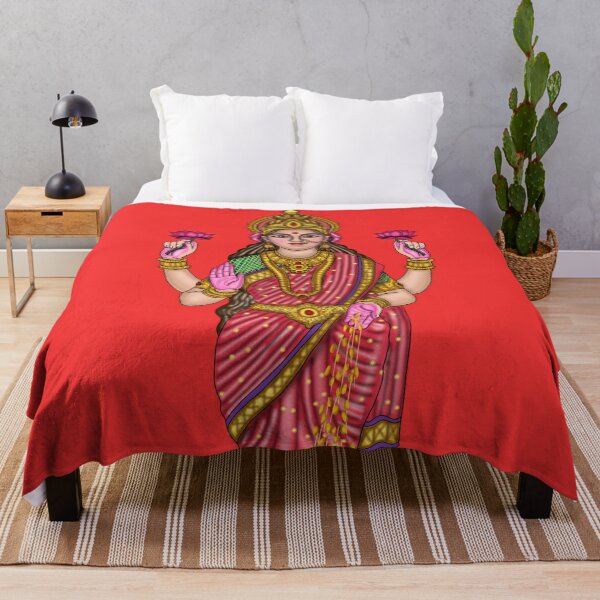 Item preview, Goddess Lakshmi Artwork | Sacred Hindu Divine Mother Digital Illustration designed and sold by Harshit_Digital_Arts.