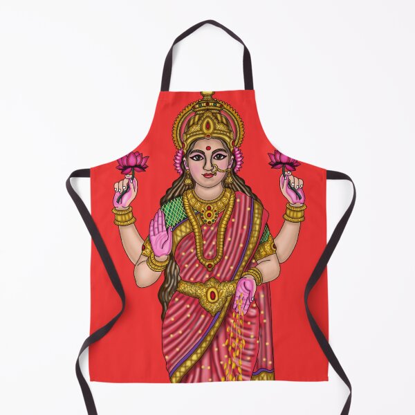 Item preview, Goddess Lakshmi Artwork | Sacred Hindu Divine Mother Digital Illustration designed and sold by Harshit_Digital_Arts.