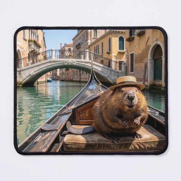 Item preview, Beaver Has Plans for Venetian Canal designed and sold by Tridentulus.