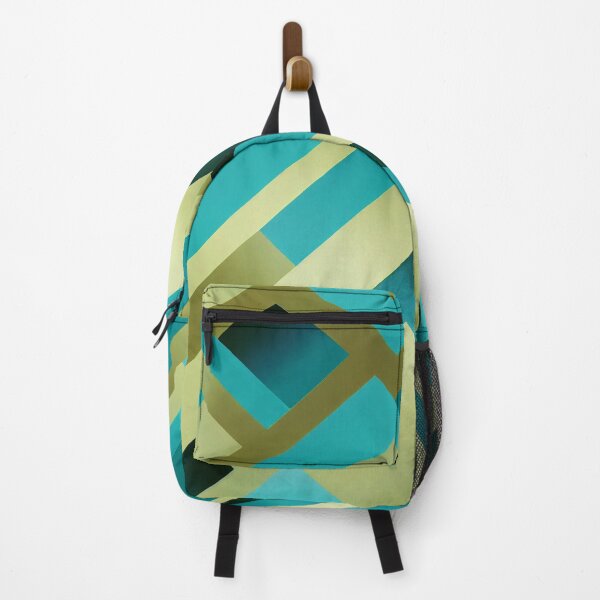 Item preview, Art Deco Pattern In Teal Blue And Yellow designed and sold by DEC02.
