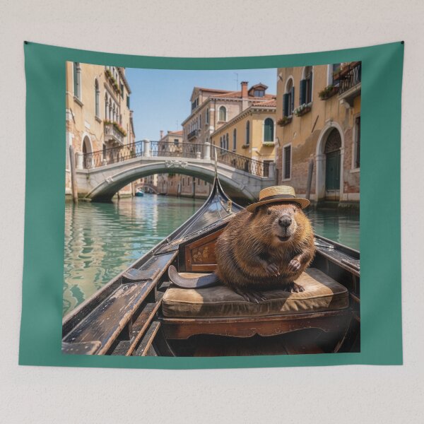 Item preview, Beaver Has Plans for Venetian Canal designed and sold by Tridentulus.