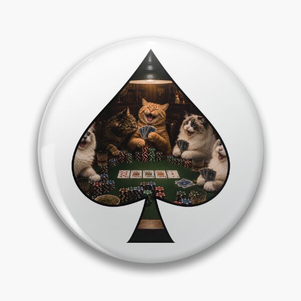 Item preview, Gambling & Poker playing Cats - Spade designed and sold by PurrfectionMeow.