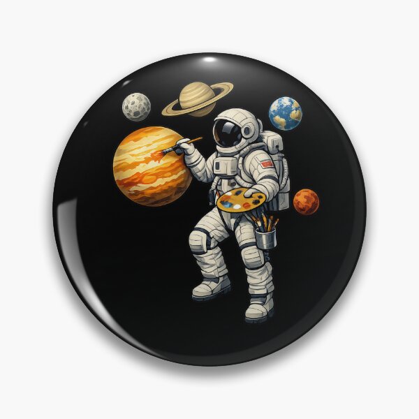 Item preview, Astronaut Painting Planets designed and sold by builtforyou.