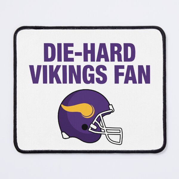 Item preview, Die Hard Football Fan Purple Gold designed and sold by YggOutfitters.