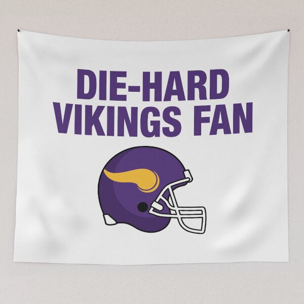 Item preview, Die Hard Football Fan Purple Gold designed and sold by YggOutfitters.