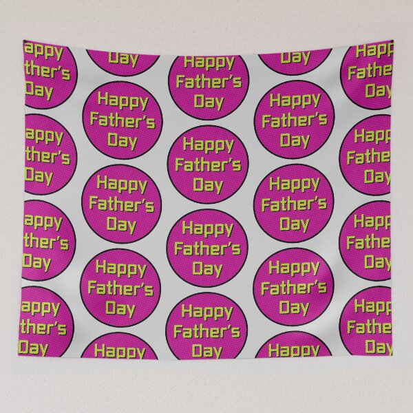 Item preview, Op Art Happy Father's Day Lettering designed and sold by cremedecolor.