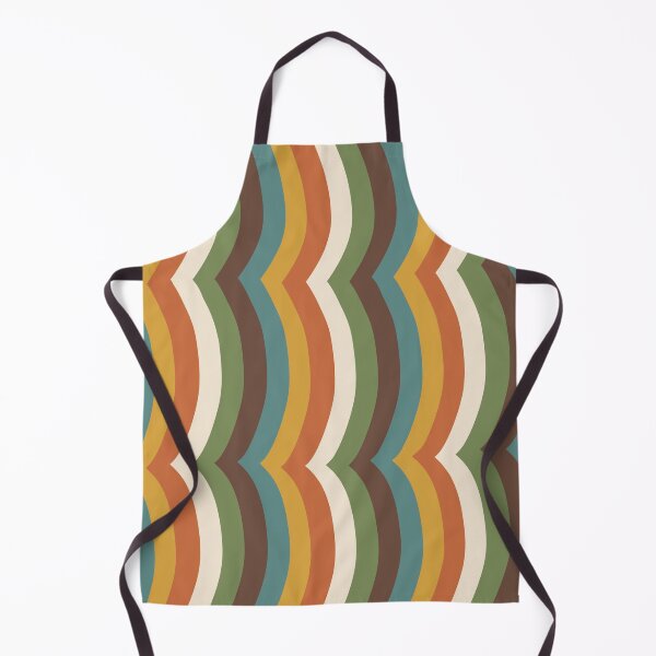 Item preview, Iconic Scandinavian 70s Vintage Wavy Stripes Pattern designed and sold by Deutschic.