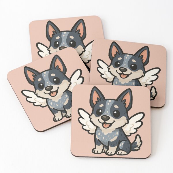 Item preview, Cattle Dog With Angel Wings designed and sold by Ghost on Toast.