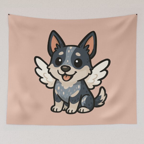 Item preview, Cattle Dog With Angel Wings designed and sold by Ghost on Toast.