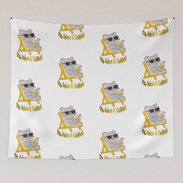 Item preview, sunm juice and catitude t-shirt vocation designed and sold by NinaCreator.