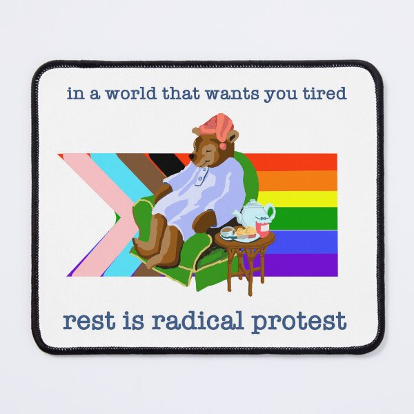 Item preview, Rest is radical protest designed and sold by abitofaromantic.