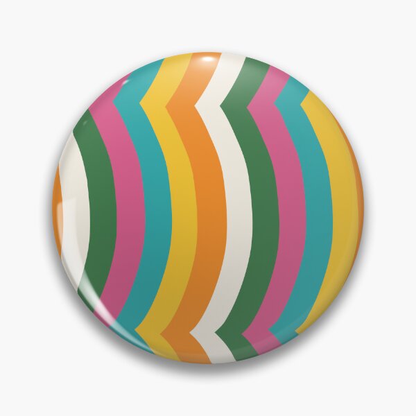 Item preview, Iconic Colorful 70s Vintage Wavy Stripes Pattern designed and sold by Deutschic.