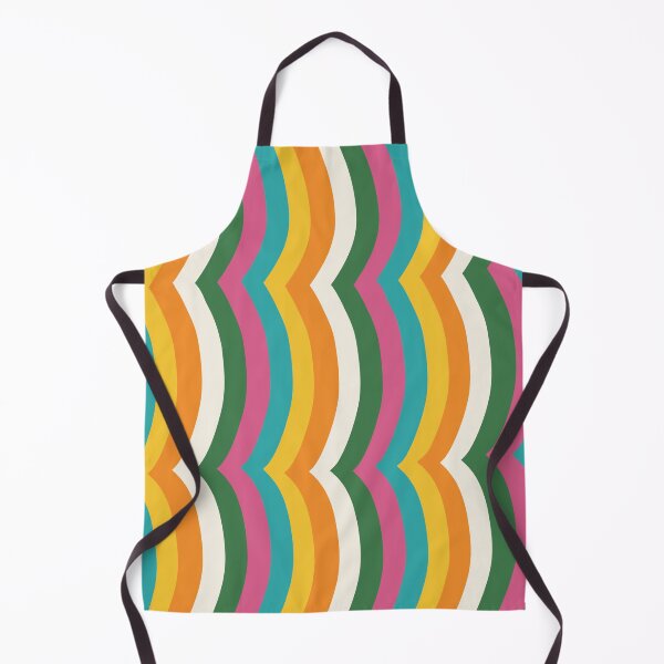 Item preview, Iconic Colorful 70s Vintage Wavy Stripes Pattern designed and sold by Deutschic.