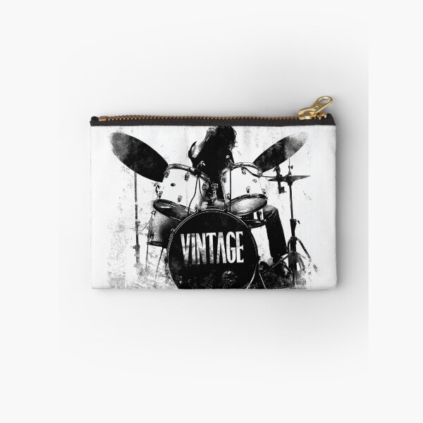 Item preview, Vintage Rock Drummer Music Print designed and sold by CosmicRockArt.