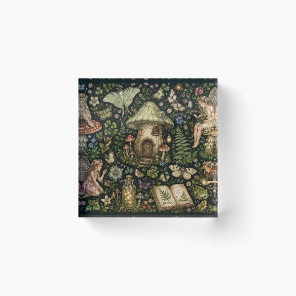 Item preview, Cottagecore Fairycore Botanical Fantasy Art designed and sold by biblerrosalie.