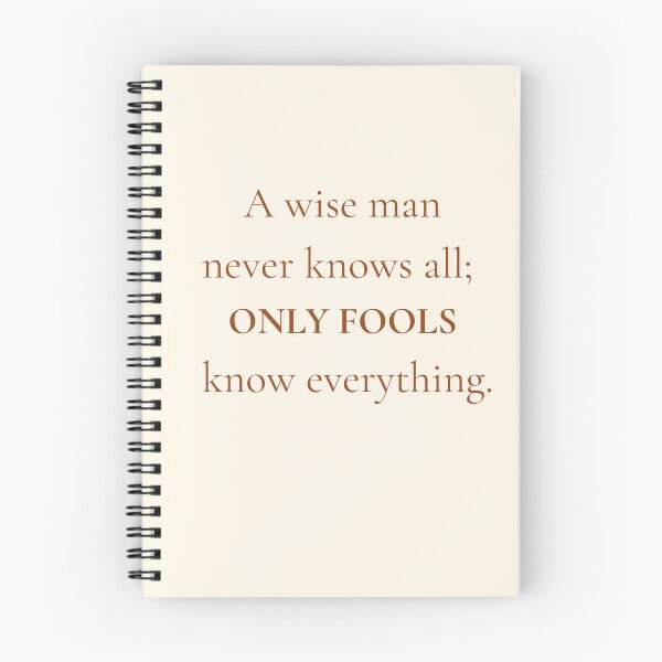 Item preview, Wise Man Never Knows All – African Proverb designed and sold by WitWiseDesigns.
