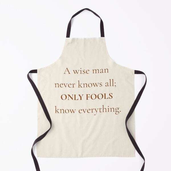 Item preview, Wise Man Never Knows All – African Proverb designed and sold by WitWiseDesigns.