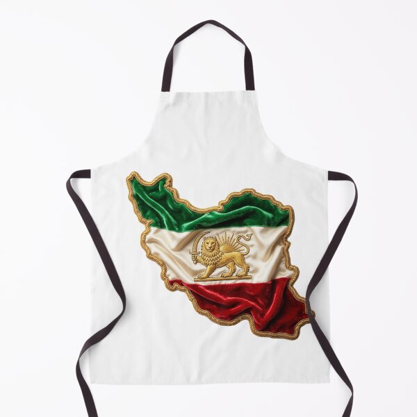 Item preview, Persian Map Pahlavi Flag designed and sold by My Joyful Charm Store.
