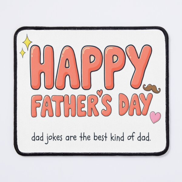 Item preview, Happy Father's Day – Dad Jokes Are the Best Kind of Dad Joke Funny Father's Day Design designed and sold by InspiredCreatives.