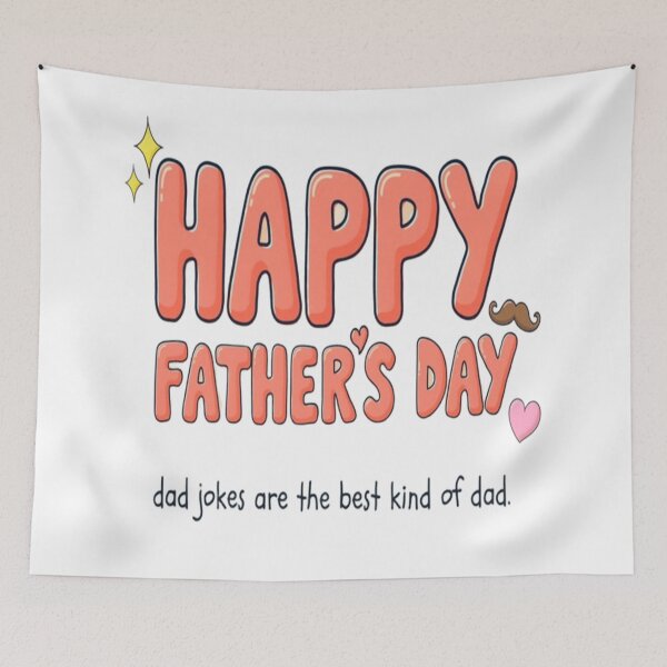 Item preview, Happy Father's Day – Dad Jokes Are the Best Kind of Dad Joke Funny Father's Day Design designed and sold by InspiredCreatives.