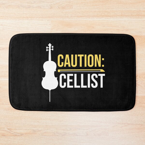 Item preview, Cellist Caution - Funny Cello Quote designed and sold by HappyDelights.