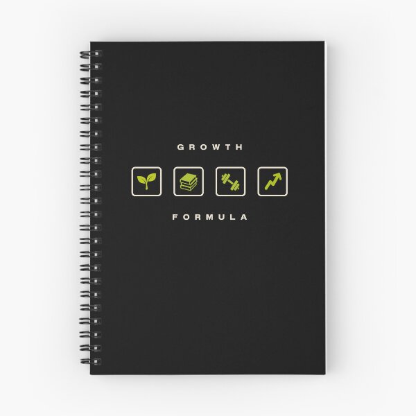 Item preview, Growth Formula | Minimalist Self Improvement Motivation Design designed and sold by Lynn Creates.