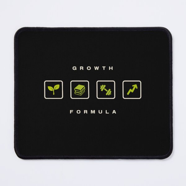 Item preview, Growth Formula | Minimalist Self Improvement Motivation Design designed and sold by Stillpath Co..