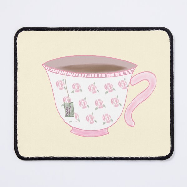 Item preview, Aesthetic floral tea cup designed and sold by SnailTrailCo.