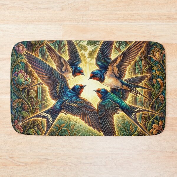Item preview, Barn Swallows Tête-à-Tête designed and sold by Tridentulus.
