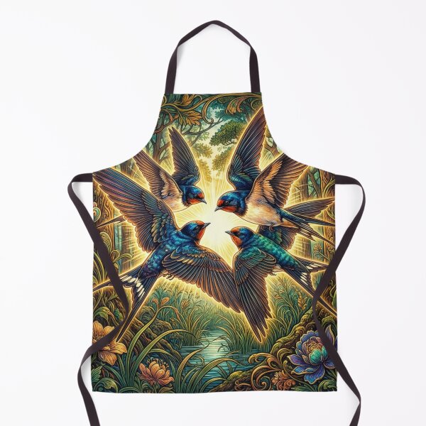 Item preview, Barn Swallows Tête-à-Tête designed and sold by Tridentulus.