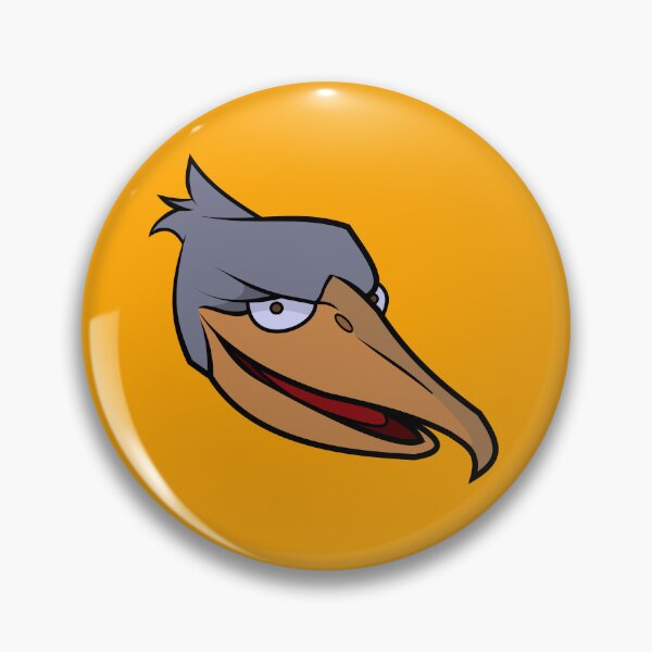 Item preview, Smug Shoebill Face | Funny Cartoon Bird Expression designed and sold by MechanicalART.