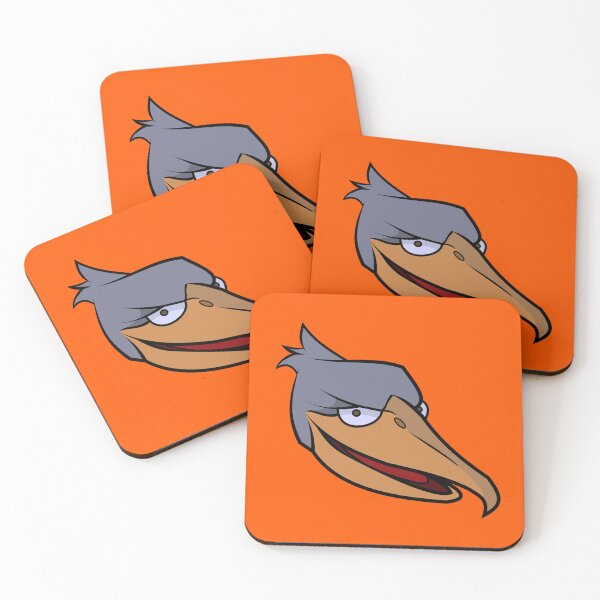 Item preview, Smug Shoebill Face | Funny Cartoon Bird Expression designed and sold by MechanicalART.