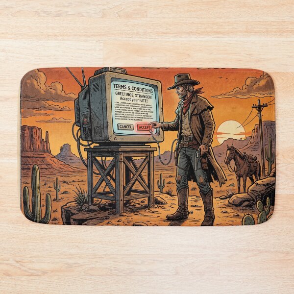 Item preview, Cowboy Accepted the Terms  designed and sold by Dream Capsules.