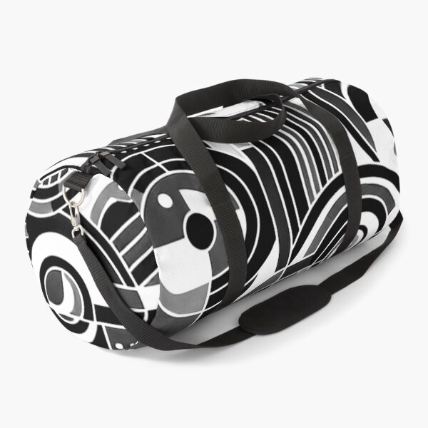 Item preview, Mid-Century Modern Sleek Black And White Ornate Geometric  designed and sold by DEC02.
