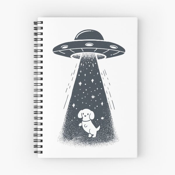 Item preview, UFO Abducting A Cute Dachshund Dog designed and sold by AHobbyAJob.