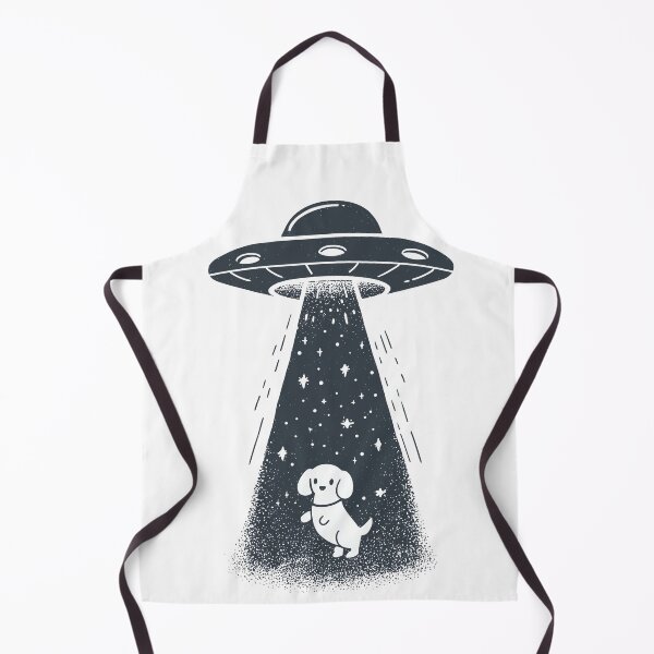 Item preview, UFO Abducting A Cute Dachshund Dog designed and sold by AHobbyAJob.