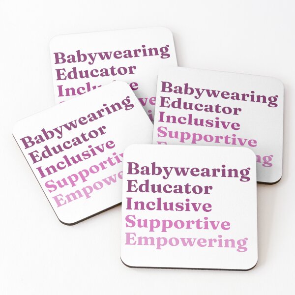 Item preview, Babywearing Educator Inclusive Supportive Empowering designed and sold by NotedPeriod.